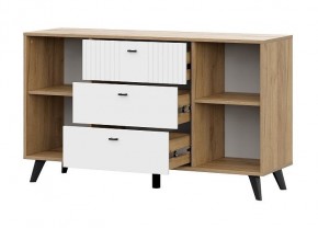МИЛАН Детская (Дуб Золотой/Белый матовый) в Лысьве - lysva.ok-mebel.com | фото 17