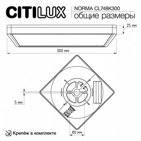 Накладной светильник Citilux Norma CL748K300 в Лысьве - lysva.ok-mebel.com | фото 7