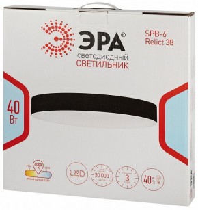 Накладной светильник Эра Relict Relict 38 SPB-6-40 4К BK в Лысьве - lysva.ok-mebel.com | фото 6