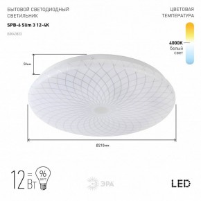 Накладной светильник Эра Slim SPB-6 Slim 3 12-4K в Лысьве - lysva.ok-mebel.com | фото 2