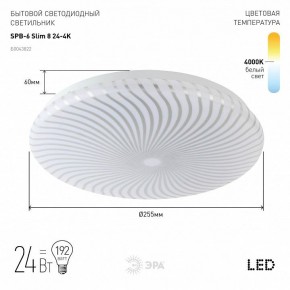 Накладной светильник Эра Slim SPB-6 Slim 8 24-4K в Лысьве - lysva.ok-mebel.com | фото 2