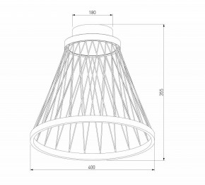 Накладной светильник Eurosvet Cesta 40018/1 LED коричневый в Лысьве - lysva.ok-mebel.com | фото 4