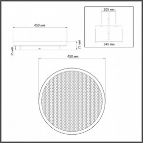 Накладной светильник Sonex Shimmers 7736/60L в Лысьве - lysva.ok-mebel.com | фото 8