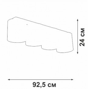 Накладной светильник Vitaluce V2881 V2881-1/4PL в Лысьве - lysva.ok-mebel.com | фото 3