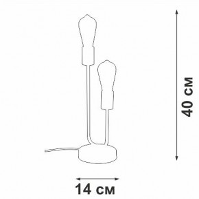 Настольная лампа декоративная Vitaluce V3005 V3005-1/2L в Лысьве - lysva.ok-mebel.com | фото 5