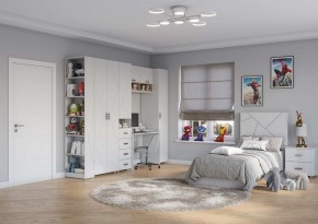 Пенал 1-ств с 4-мя ящиками и нишей "Сандра" в Лысьве - lysva.ok-mebel.com | фото 2