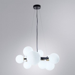 Подвесная люстра Arte Lamp Gemini A2243SP-10BK в Лысьве - lysva.ok-mebel.com | фото 3