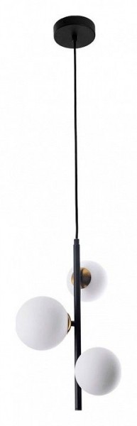 Подвесная люстра Arte Lamp Gemini A2243SP-3BK в Лысьве - lysva.ok-mebel.com | фото 2