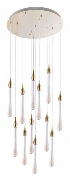 Подвесная люстра Arte Lamp Raindrop A1803LM-36PB в Лысьве - lysva.ok-mebel.com | фото
