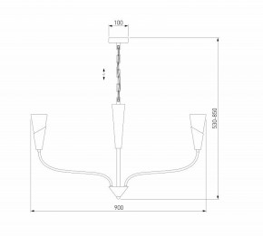 Подвесная люстра Eurosvet Rhyton 60167/8 никель в Лысьве - lysva.ok-mebel.com | фото 6