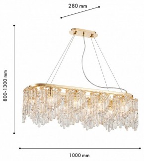 Подвесная люстра Favourite Diadem 4724-10P в Лысьве - lysva.ok-mebel.com | фото 3