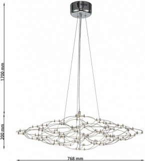 Подвесная люстра Favourite Thinner 4305-8P в Лысьве - lysva.ok-mebel.com | фото 5