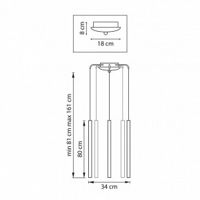 Подвесная люстра Lightstar Tubo L5T747433 в Лысьве - lysva.ok-mebel.com | фото 3