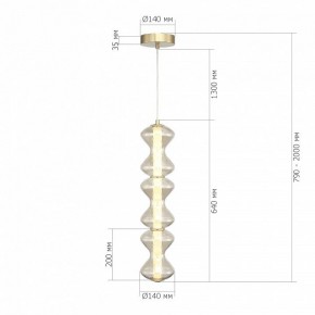 Подвесная люстра ST-Luce SPINE SL6136.213.01 в Лысьве - lysva.ok-mebel.com | фото 4