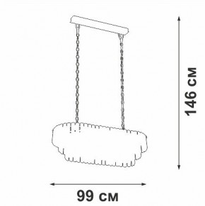 Подвесная люстра Vitaluce V5353 V5353-8/19 в Лысьве - lysva.ok-mebel.com | фото 4