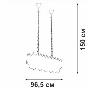 Подвесная люстра Vitaluce V58120 V58120-8/11 в Лысьве - lysva.ok-mebel.com | фото 3