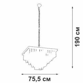 Подвесная люстра Vitaluce V5818 V5818-8/13 в Лысьве - lysva.ok-mebel.com | фото 5