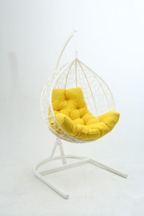 Подвесное кресло Бароло (белый/желтый) в Лысьве - lysva.ok-mebel.com | фото