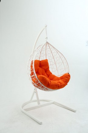 Подвесное кресло Бароло (белый/оранжевый) в Лысьве - lysva.ok-mebel.com | фото