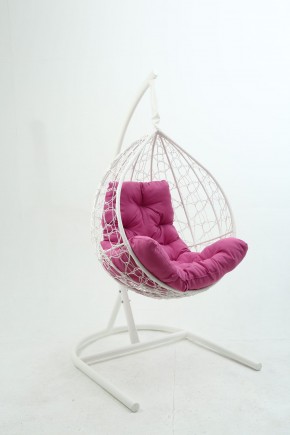 Подвесное кресло Бароло (белый/розовый) в Лысьве - lysva.ok-mebel.com | фото