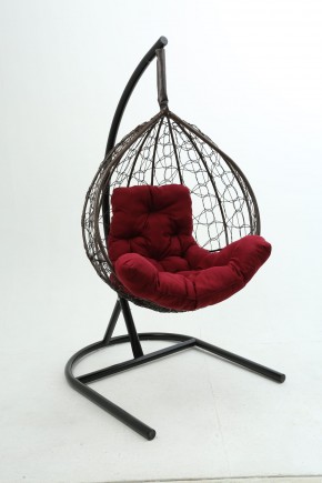 Подвесное кресло Бароло (коричневый/бордо) в Лысьве - lysva.ok-mebel.com | фото