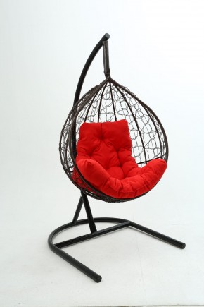 Подвесное кресло Бароло (коричневый/красный) в Лысьве - lysva.ok-mebel.com | фото