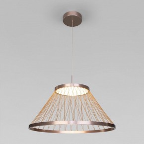Подвесной светильник Eurosvet Cesta 40017/1 LED коричневый в Лысьве - lysva.ok-mebel.com | фото 2