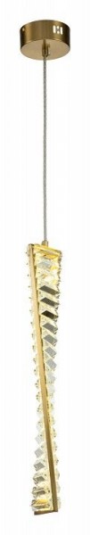 Подвесной светильник Indigo Frizzante 12015/1P Brass в Лысьве - lysva.ok-mebel.com | фото 3