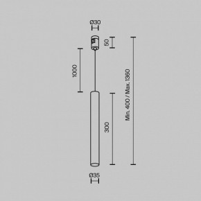 Подвесной светильник Maytoni Focus Led TR155-1-5W4K-BS в Лысьве - lysva.ok-mebel.com | фото 2