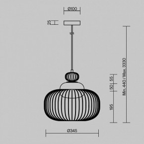 Подвесной светильник Maytoni Levitation MOD376PL-01G в Лысьве - lysva.ok-mebel.com | фото 5