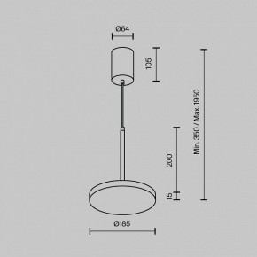 Подвесной светильник Maytoni Plato P076PL-L12W4K-BS в Лысьве - lysva.ok-mebel.com | фото 6