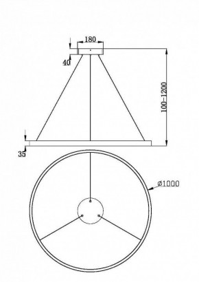 Подвесной светильник Maytoni Rim MOD058PL-L54BK в Лысьве - lysva.ok-mebel.com | фото 4