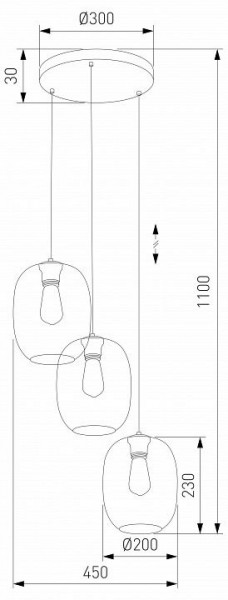 Подвесной светильник TK Lighting Elio 5973 Elio в Лысьве - lysva.ok-mebel.com | фото 3