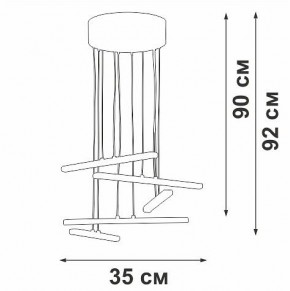 Подвесной светильник Vitaluce V3046 V3046-1/5S в Лысьве - lysva.ok-mebel.com | фото 5