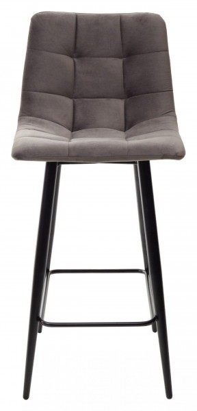 Полубарный стул CHILLI-QB графит #14, велюр / черный каркас (H=66cm) М-City в Лысьве - lysva.ok-mebel.com | фото 5