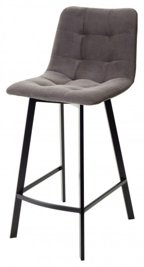Полубарный стул CHILLI-QB SQUARE графит #14, велюр / черный каркас (H=66cm) М-City в Лысьве - lysva.ok-mebel.com | фото