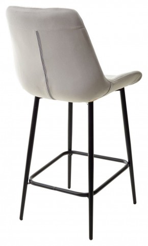 Полубарный стул ХОФМАН, цвет H-09 Светло-серый, велюр / черный каркас H=63cm М-City в Лысьве - lysva.ok-mebel.com | фото 6