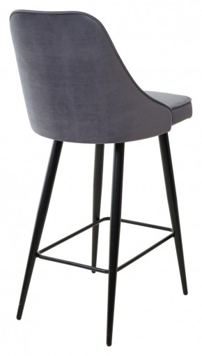 Полубарный стул NEPAL-PB СЕРЫЙ #27, велюр/ черный каркас (H=68cm) М-City в Лысьве - lysva.ok-mebel.com | фото 7