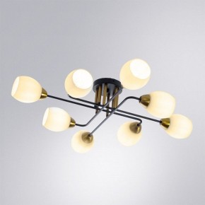 Потолочная люстра Arte Lamp Andrea A8141PL-8BK в Лысьве - lysva.ok-mebel.com | фото 2