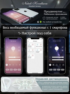 Потолочная люстра Natali Kovaltseva COBRA LED LAMPS 81121/7C в Лысьве - lysva.ok-mebel.com | фото 7