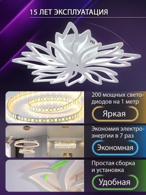 Потолочная люстра Natali Kovaltseva RIF LED LAMPS 81118/6C в Лысьве - lysva.ok-mebel.com | фото 5