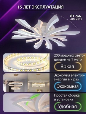Потолочная люстра Natali Kovaltseva VIO LED LAMPS 81454 в Лысьве - lysva.ok-mebel.com | фото 5