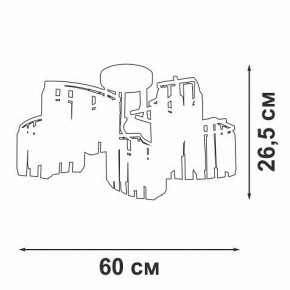 Потолочная люстра Vitaluce V5884 V5884-0/5PL в Лысьве - lysva.ok-mebel.com | фото 3