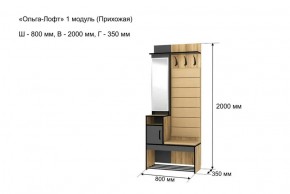 ОЛЬГА-ЛОФТ 1 Прихожая в Лысьве - lysva.ok-mebel.com | фото 4