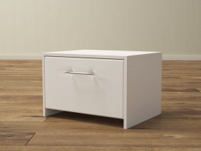 PROxSON Тумба Varna (ЛДСП Белая+экокожа Белый/Белый) 51x40 в Лысьве - lysva.ok-mebel.com | фото