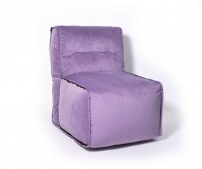 Прямое модульное бескаркасное кресло Комфорт (Фиолет велюр) в Лысьве - lysva.ok-mebel.com | фото