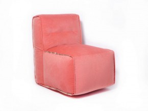Прямое модульное бескаркасное кресло Комфорт (Персик велюр) в Лысьве - lysva.ok-mebel.com | фото