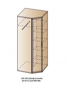 ШК-1011 (Шкаф угловой) в Лысьве - lysva.ok-mebel.com | фото