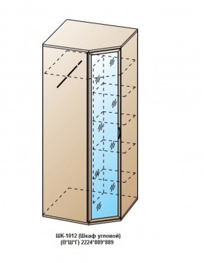 ШК-1012 (Шкаф угловой) в Лысьве - lysva.ok-mebel.com | фото