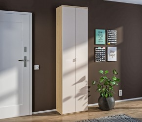 Шкаф 2 дверный Афина СБ-3312 (Дуб винченца/Кашемир серый) в Лысьве - lysva.ok-mebel.com | фото